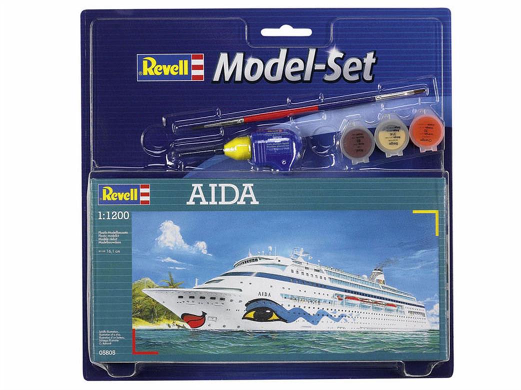 Revell 1/1200 65805 Aida Cruise Liner Model Set