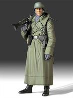 Tamiya 1/16 German Machine Gunner with Greatcoat WW2 36306Glue and paints are required