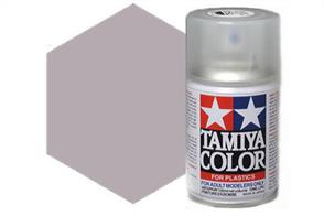 Tamiya TS71 Synthetic Lacquer Smoke Spray 100ml TS-71These cans of spray paint are extremely useful for painting large surfaces, the paint is a synthetic lacquer that cures in a short period of time. Each can contains 100ml of paint, which is enough to fully cover 2 or 3, 1/24 scale sized car bodies.