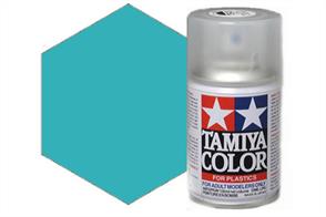 Tamiya TS72 Synthetic Lacquer Clear Blue Spray 100ml TS-72These cans of spray paint are extremely useful for painting large surfaces, the paint is a synthetic lacquer that cures in a short period of time. Each can contains 100ml of paint, which is enough to fully cover 2 or 3, 1/24 scale sized car bodies.