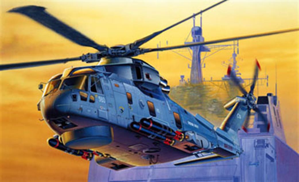 Italeri 1/72 1486 Royal Navy AW-101 Merlin HM 1 Helicopter kit