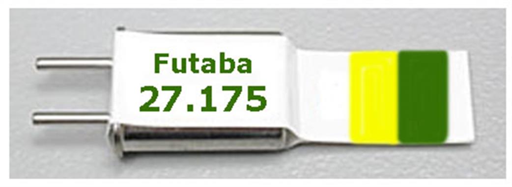 Futaba  CT27/22 TX Crystal 27.175 27mhz (Yellow/Green)