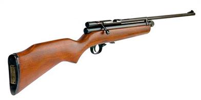 The SMK XS-78 is one of the most popular air rifles with our customers. The rifle offers a good combination of a powerful air rifle suitable for target shooting or rodent control with traditional features of a bolt action and a nicely finished wood stock. The XS-78 is a 'double-charge' rifle which uses 2 of the small 12g powerlet cylinders which fit 'back-to-back' in the chamber beneath the barrel.We can supply the XS-78 rifle on its' own, or in a complete shooting bundle with scope and padded carry bag.Bolt action single shot air rifle powered by 2 x 12g Co2 cylinders (not included)Calibre 0.22 / 5.5mmVelocity approx 575fpsTrigger single stage, three way adjustable with trigger block safety catch.Scope grooves 11.5mm cut in breech block.Weight 2.6kgLength 1015mmNote : scope and pellets are not supplied with the rifle