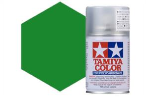 Tamiya PS17 Metallic Green Polycarbonate Spray 100ml PS-17