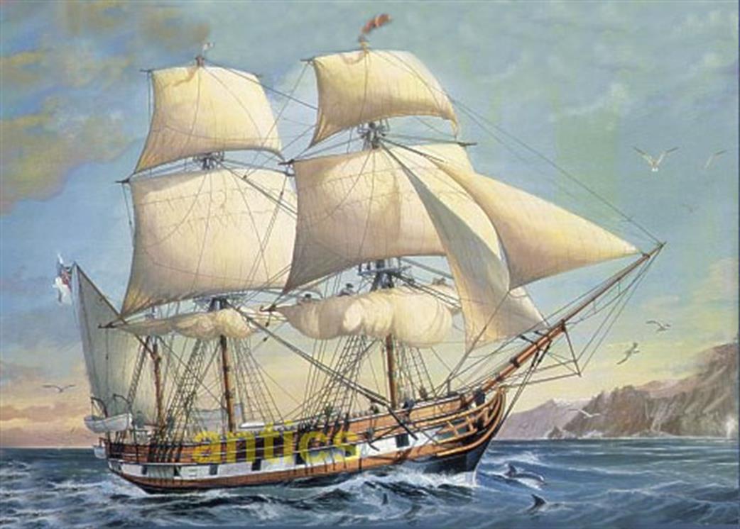 Revell 1/96 05458 HMS Beagle Darwin's Ship