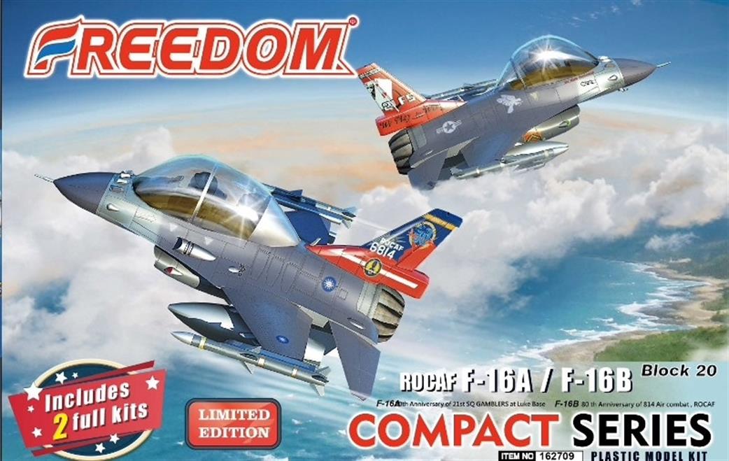 Freedom Models  162709 ROCAF F-16A/F-16B Block 20 Compact series 2 kits