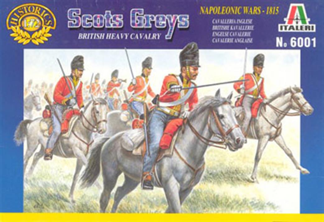 Italeri 1/72 6001 Scots Grey British Heavy Cavalry Plastic Figures