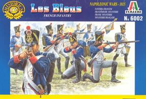 Italeri 1/72 Le Bleus French Infantry Plastic Figures 6002Contains 50 unpainted figuresPaints are required to complete the figures (not included)