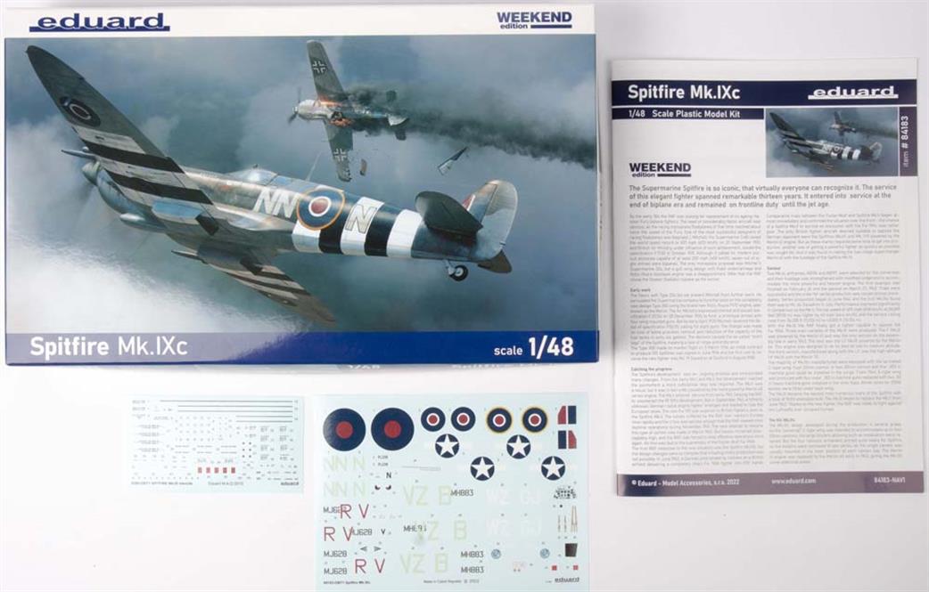 Eduard 1/48 84183 Spitfire MK.1XC Weekend Edition Plastic Kit