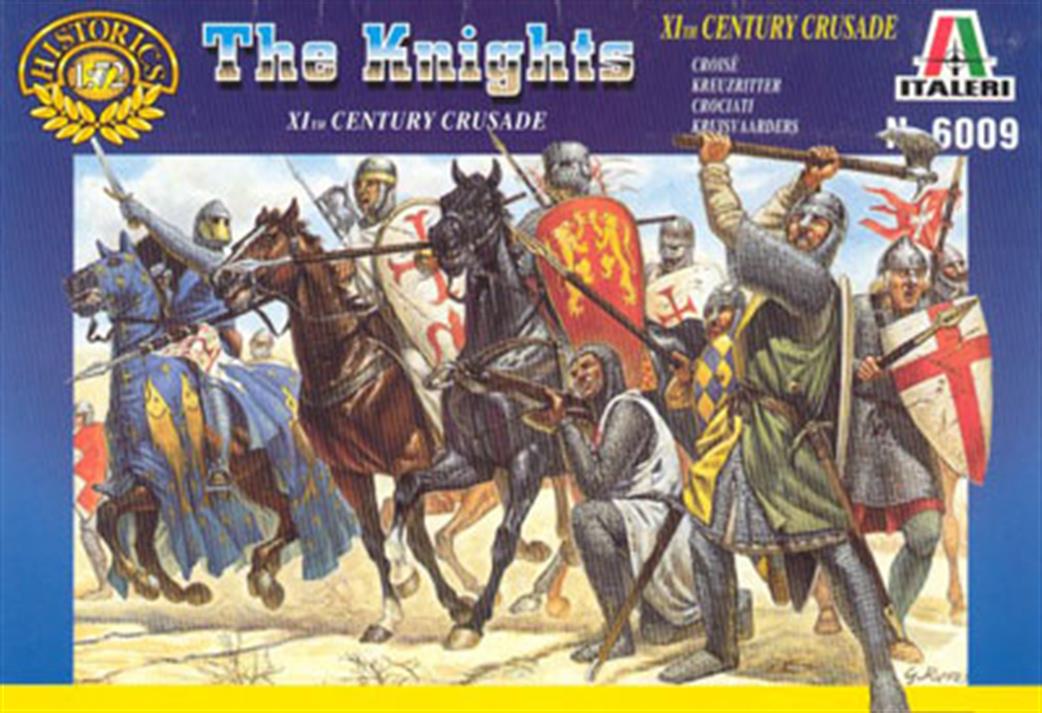 Italeri 1/72 6009 The Knights from the Crusades Plastic Figures