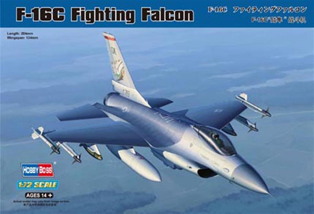 Hobbyboss 1/72 80274 USAF F-16C Fighting Falcon