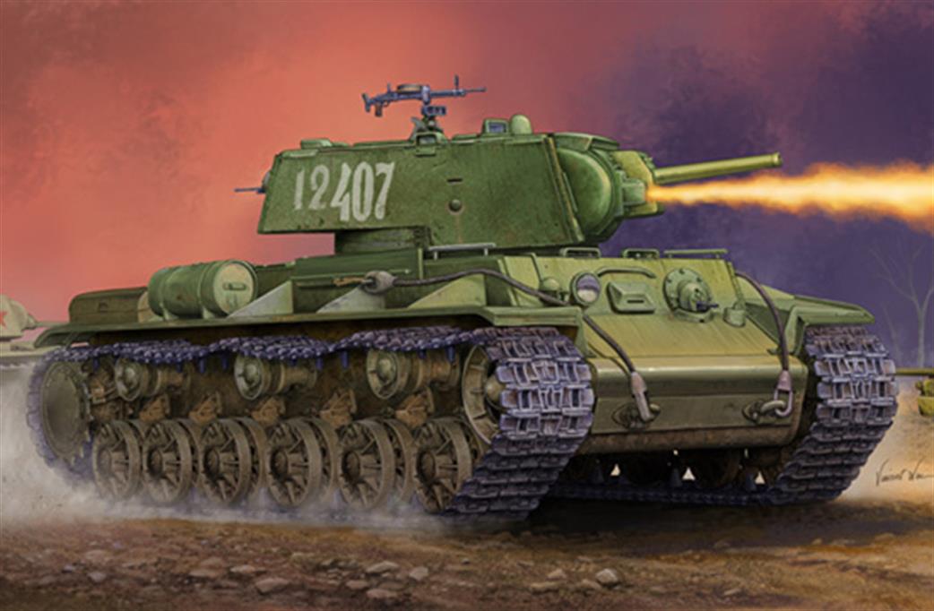 Trumpeter 1/35 01568 Russian KV-8S Welded Turret Tank Kit