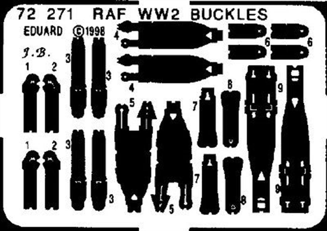 Eduard 1/72 72 271 RAF WW2 Buckles