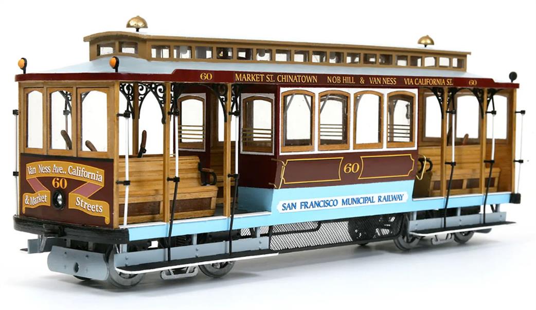OcCre 1/24 53007 San Francisco Tram Wooden Kit
