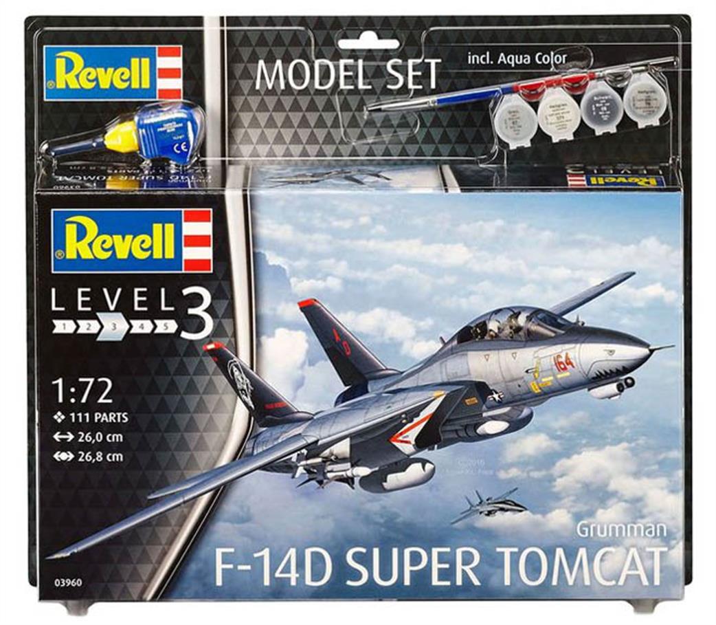 Revell 1/72 63960 F-14D Super Tomcat Model Set