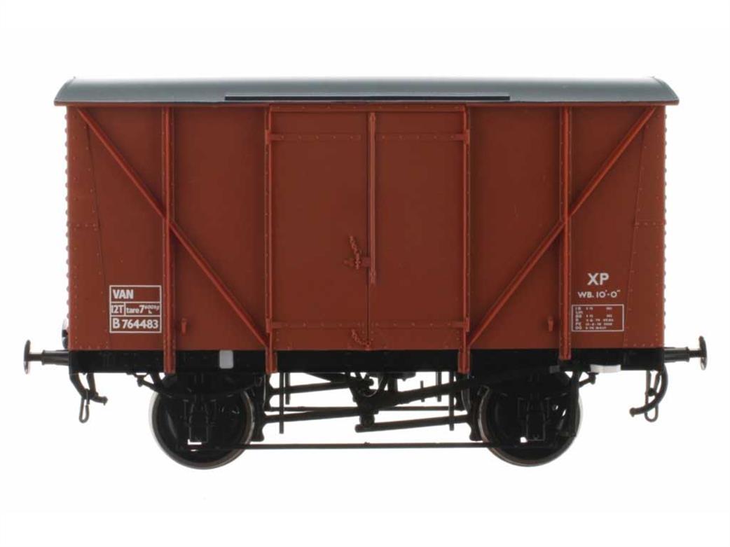 Dapol O Gauge 7F-056-005 BR B766440 Diagram 1/213 12-Ton Plywood Sided Ventilated Box Van RTR