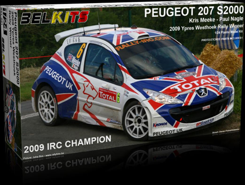 Belkits 1/24 BEL001 Peugeot 207 S2000 Rally Car Kit