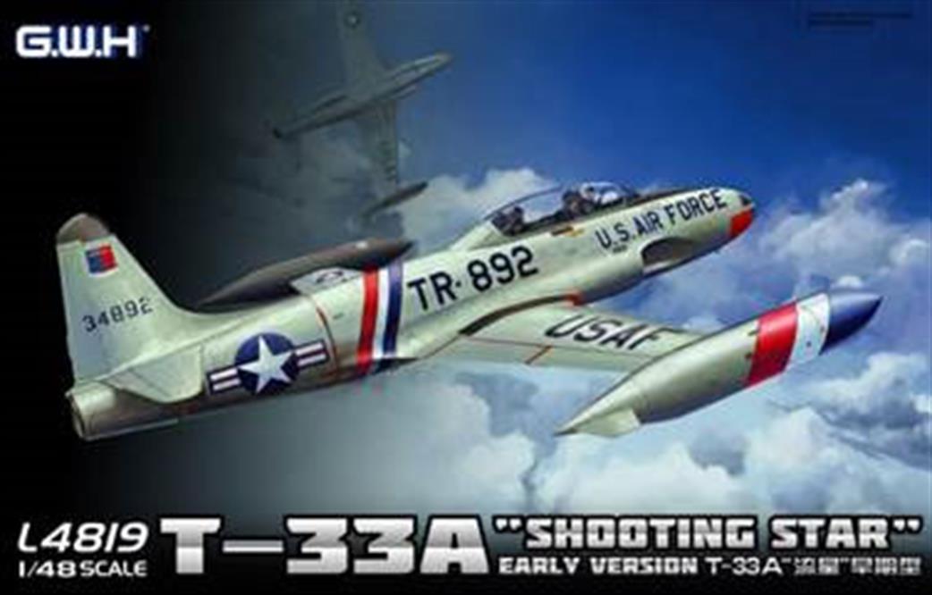Great Wall Hobby L4819 T-33a Shooting Star Early Version Aircraft Kit 1/48