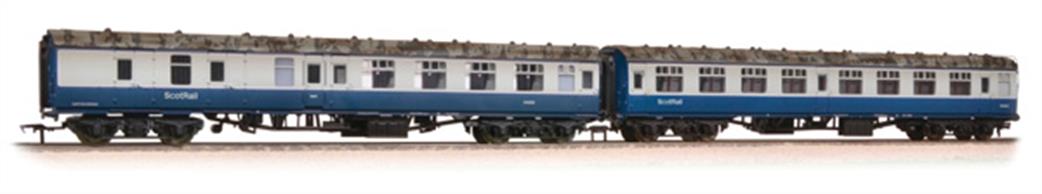 Bachmann OO 39-004 BR Mk1 ScotRail Coach Pack 1 SK 1 BSK Blue & Grey Livery with ScotRail branding