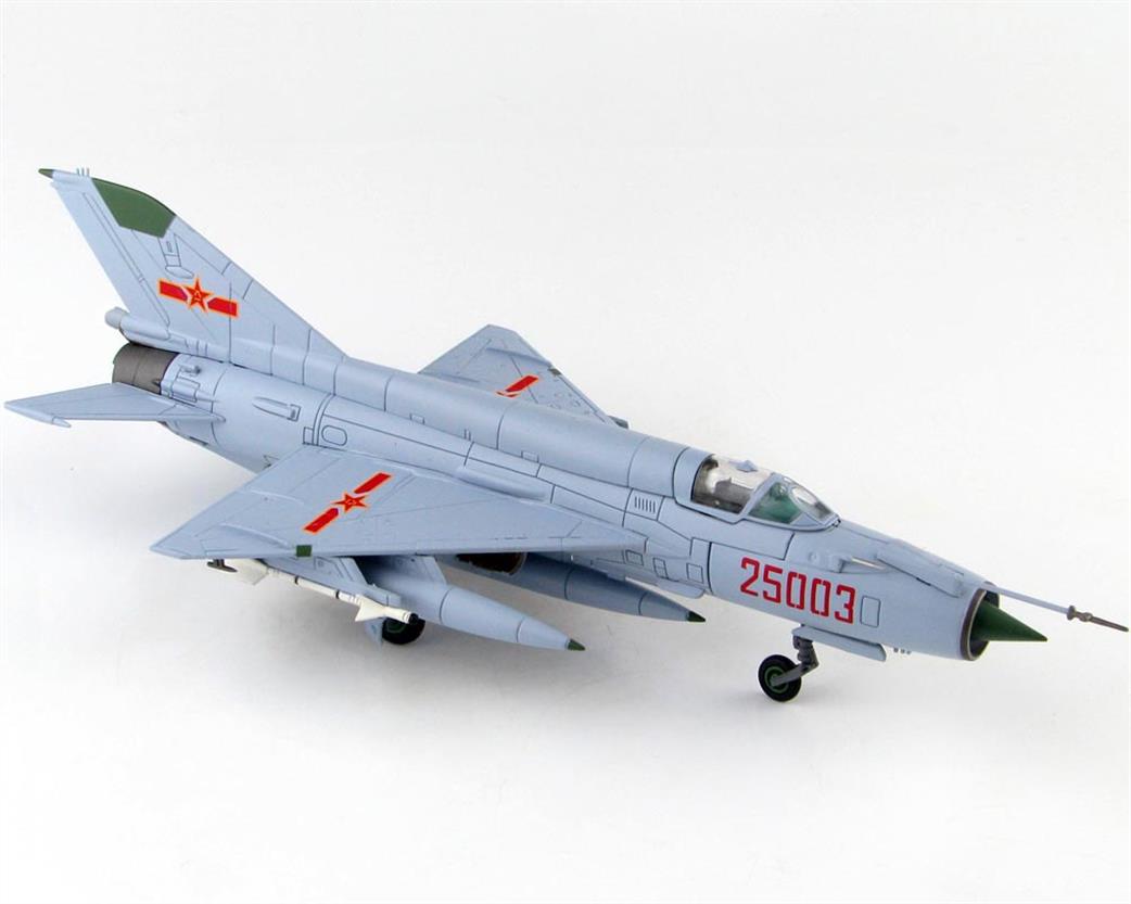 Hobby Master 1/72 HA0199 Chinese Air Force J-7IIIA Mig 21 Huairen Air Force Base 25003 Fighter