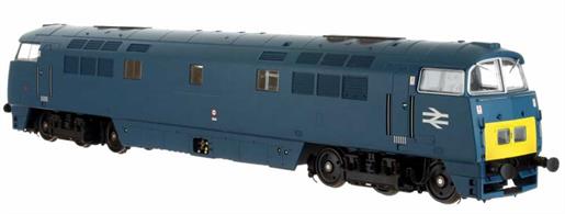 A highly detailed model of the BR class 52 Western diesel hydraulic locomotives accurately produced from laser scans of preserved Western D1015 Western Champion.Model finished in the experimental chromatic blue colour with small yellow warning panels as D1043 Western Duke.