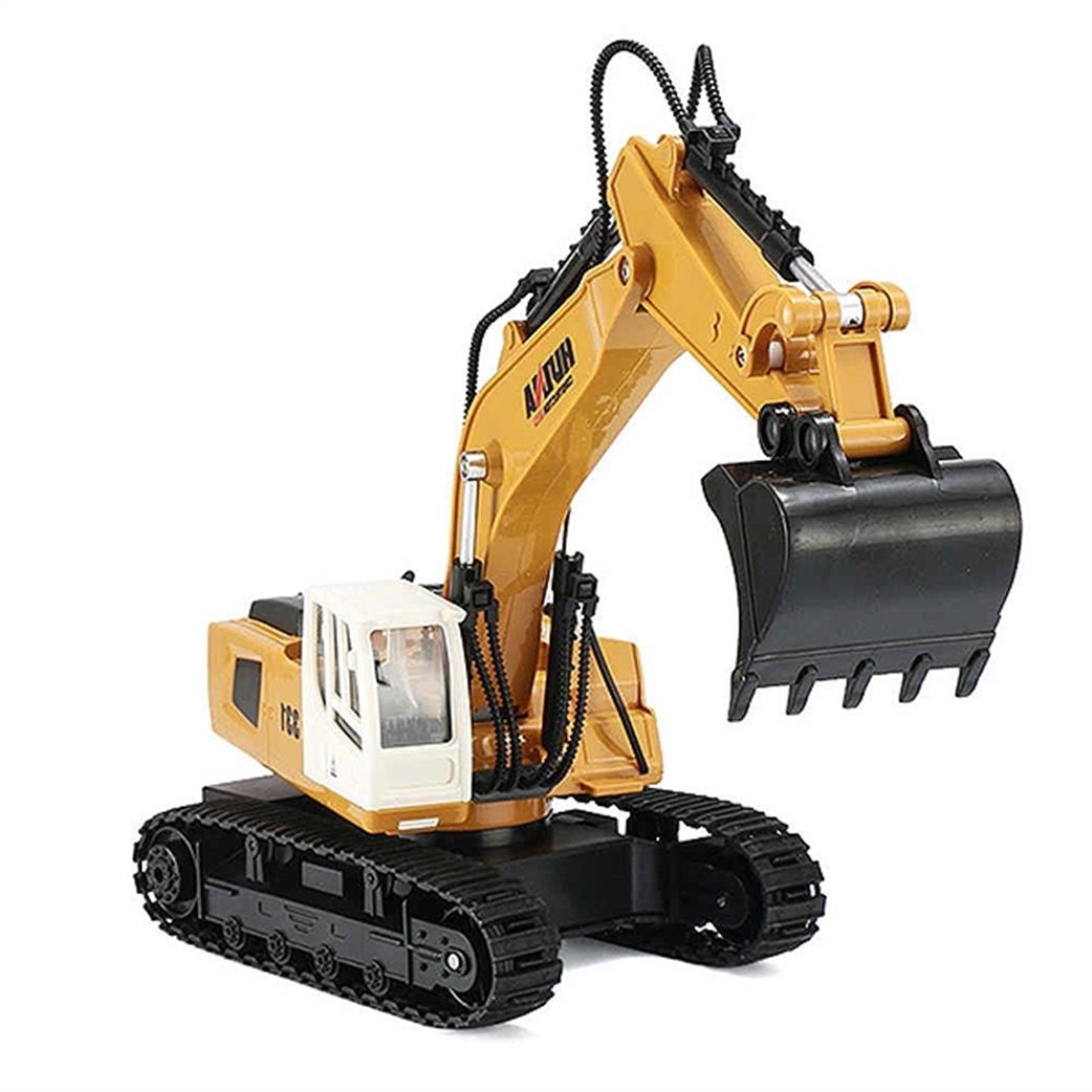 Huina 1/18 CY1331 Excavator with Diecast Bucket ch 2.4G RTR Model