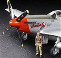 Tamiya 1/32 USAF P-51D Mustang World War 2 Fighter Kit 60322 Glue and paints are required