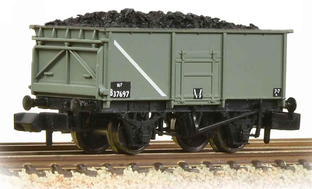 Graham Farish N 377-250E 16t Steel Mineral Wagon BR Grey