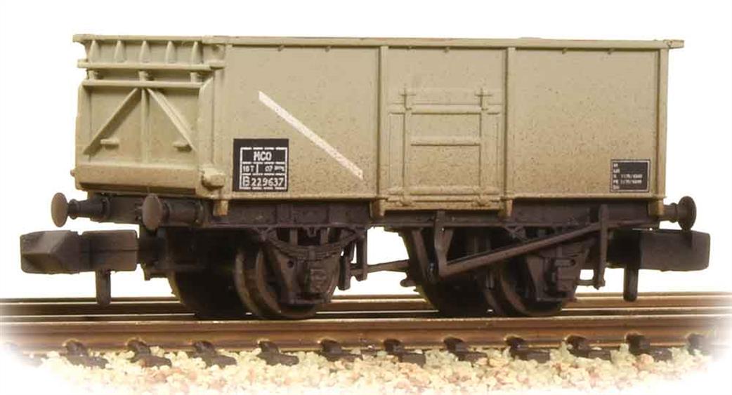 Graham Farish N 377-255A 16t Steel Mineral Wagon BR Grey TOPS