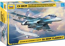 Zvezda 7314 1/72nd Sukhoi SU-30 SM Flanker C Air Superiorty Fighter KitNumber of Parts 385   Length 314mm