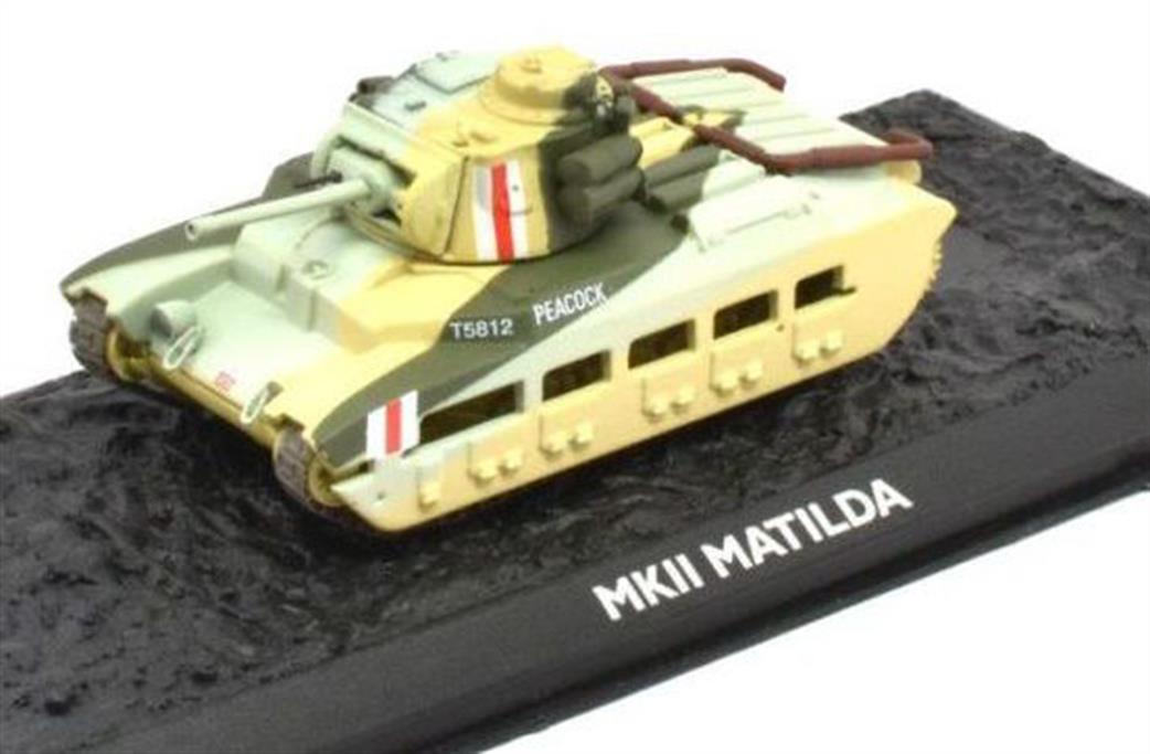Altaya 1/72 MAG KK08 Matilda Tank Model