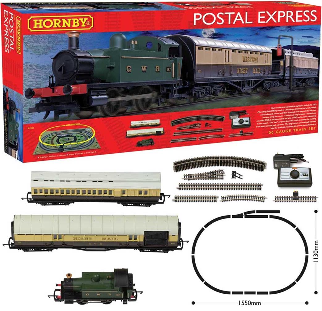 Hornby OO R1180 GWR Postal Express Train Set