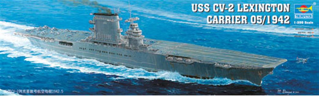 Trumpeter 05608 USS Lexington CV-2 WW2 American Carrier kit 1/350