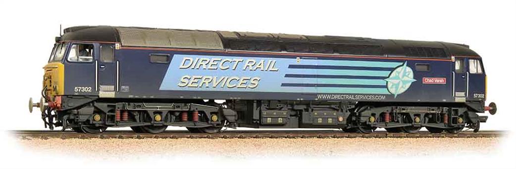 Bachmann OO 32-763A DRS 57302 Chad Varah Class 57/3 Diesel Locomotive DRS Compass Livery Weathered