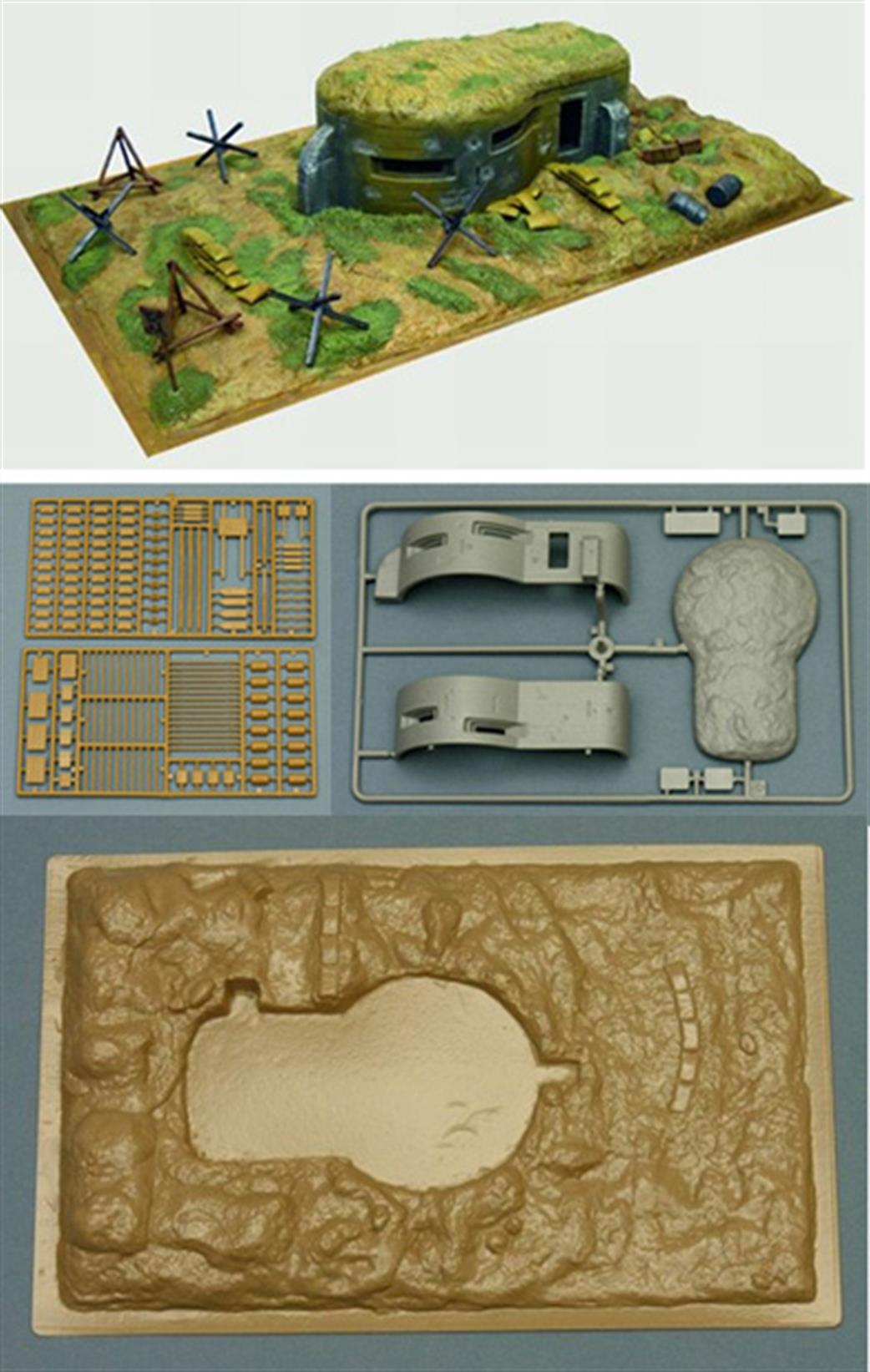 Bunker & Accessoires maquette 1/72 ITALERI