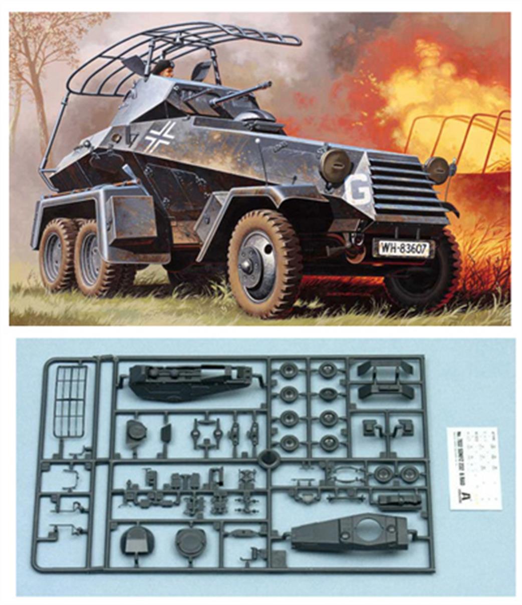 Italeri 1/72 7032 German SDKFZ 242 6 Rad