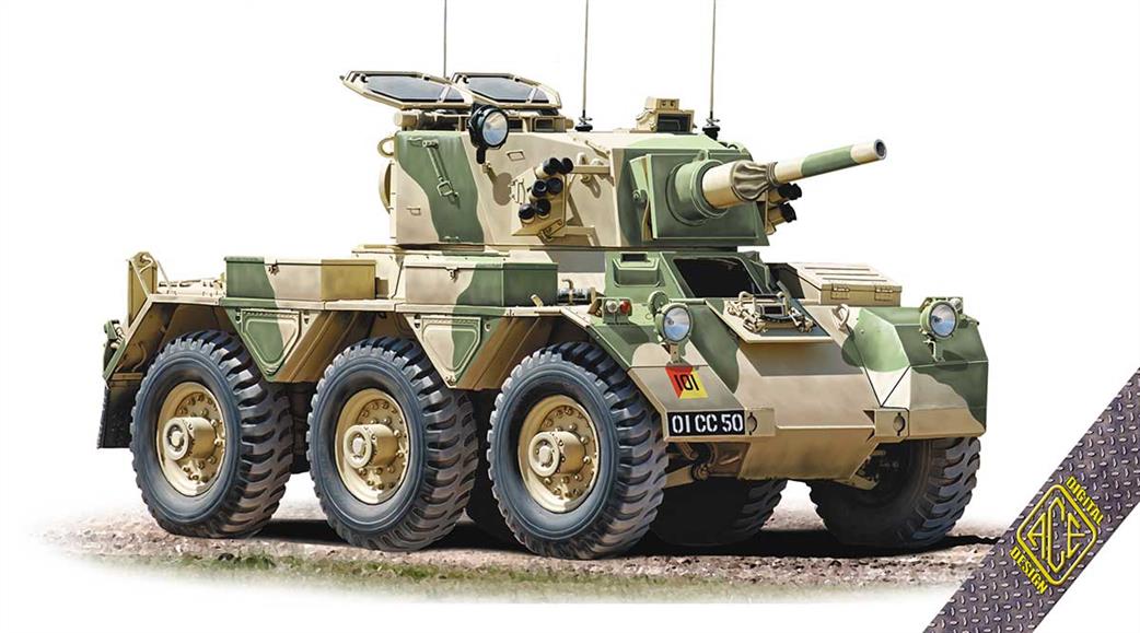 Ace Models 72435 British FV-601 Saladin Armoured Car Kit 1/72
