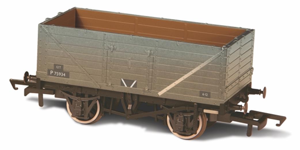 Oxford Rail OO OR76MW7015  BR Grey 7 Plank Open Wagon Weathered P75934