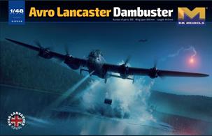 The HK Models Lancaster kit - now in 1:48 scale - remembers the daring raid with markings for Guy Gibson's aircraft.Markings for Lancaster B Mk III Special ED932/AJ-G of 617 Squadron RAF Scampton. L: 443mm, W: 648mm, Total parts: 369.
