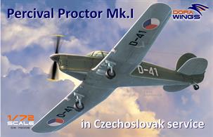 Percival Proctor Mk.I marking of Czechoslovakia