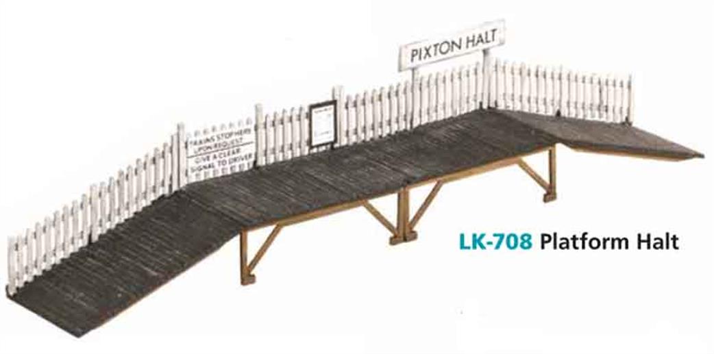 Peco O Gauge LK-708 Wooden Wayside Halt Platform