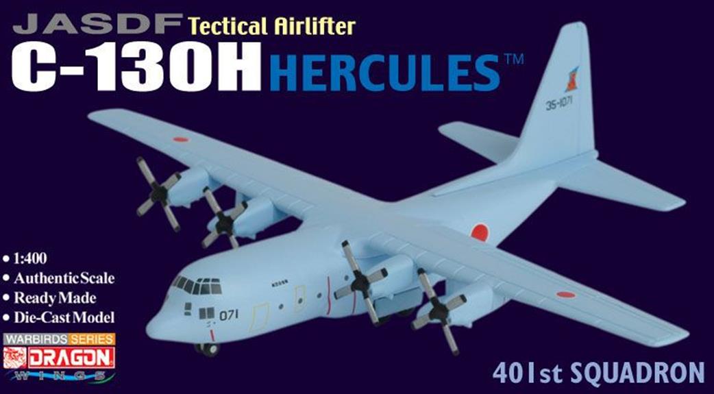 Dragon Wings 1/400 55722 JASDF Tactical Airlifter C-130H Hercules 401st Squadron