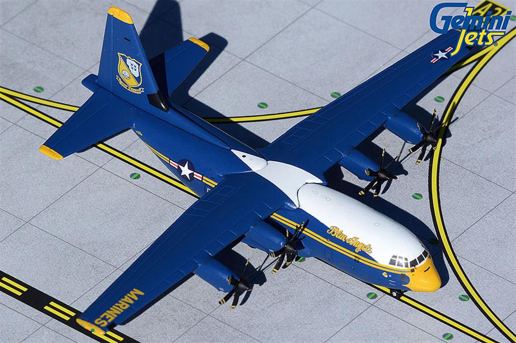 Gemini Jets 1/400 GMUSM103 US Marines Blue Angels C130J Super Hercules 170000 Aircraft Model