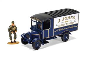 Corporal Jones Thornycroft van with Jones figure, from the popular Walmington on Sea home guard series 'Dads Army'