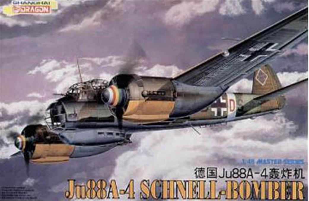Dragon Models 1/48 5528 Ju88A-4 Schnell Bomber German WW2