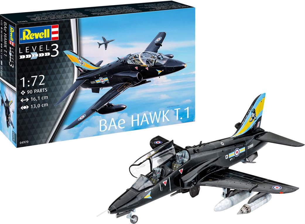 Revell 1/72 04970 BAe Hawk T1 Trainer Aircraft Kit