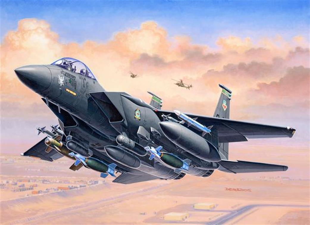 Revell 1/144 03972 F-15E Strike Eagle & Bombs
