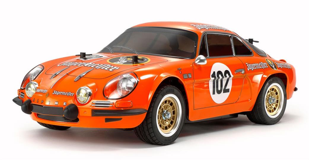 Tamiya 1/10 58708 Alpine A110 Jagermeister 1973 M-06 RC Car Kit