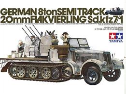 Tamiya 35050 German Half Track Sdkfz 7/1 &amp; 20mm Flakvierling Kit