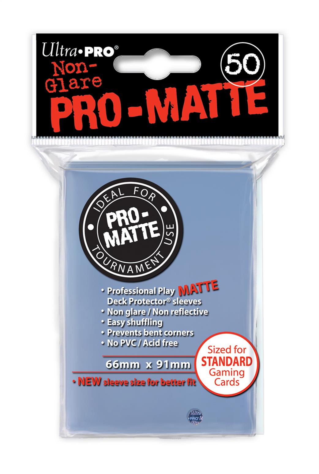 Ultra Pro  84490 50 Pro-Matte Clear Deck Protectors